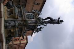 Neptune Fountain monument in Italy