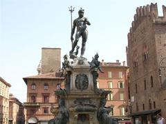 Fountain of Neptune by Jean de Boulogne in Piazza Maggiore, Bologna