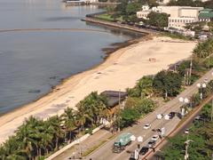 Manila Dolomite Beach seen from Diamond Hotel in Malate district Manila