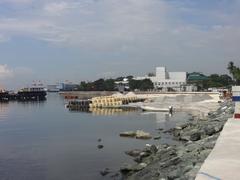 Manila Bay Beach construction along Roxas Boulevard