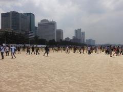 Manila Bay beach project along Roxas Boulevard