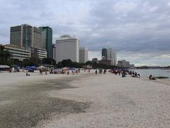 Manila Baywalk Dolomite Beach on Roxas Boulevard in Manila