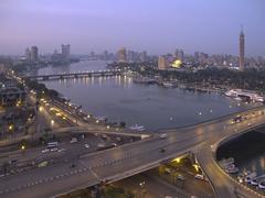 View of the Nile from Ramses Hilton