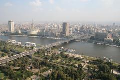 View of Cairo from the Cairo Tower by Omar Kamel