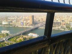 Cairo Tower view from the top