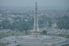 Minar-e-Pakistan monument in Lahore