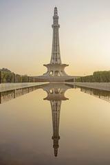 flooded monument in Pakistan