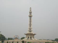 Minar-e-Pakistan monument in Lahore, Pakistan