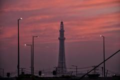 Minar-e-Pakistan monument in Lahore, Pakistan