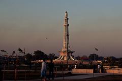 Minar-e-Pakistan monument in Lahore