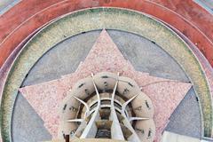 monument in Pakistan with half moon and star