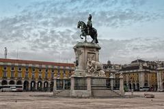 Statue of José I at Praça do Comércio, Lisbon