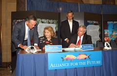 Memorandum of Understanding signing between Office of the Secretary and Baltimore Aquarium