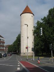 The Buddenturm, the last remaining medieval defense tower in Münster (Westfalen)