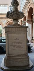 Sculpted bust of King Victor Emmanuel II in Perugia