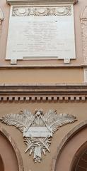 Commemorative plaque dedicated to fallen soldiers of Umbria in World War I, dated 20 September 1919
