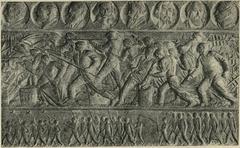 Relief sculpture above the entrance of the House of Penal Servitude and Exile in Lisheva