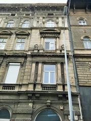 Baross tér buildings with clear sky