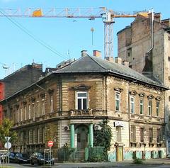 Old residential buildings at the beginning of Fiumei út street