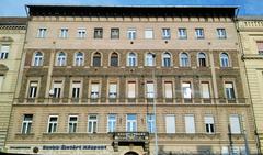 Old residential buildings at the beginning of Fiumei út in Budapest