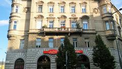 Old residential buildings at the beginning of Fiumei út in Budapest