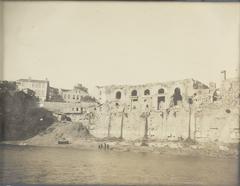 Boukolion Palace ruins in the 1890s