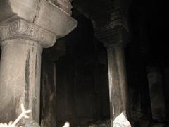 Interior view of the Palace of Bucoleon showcasing intricate architectural details