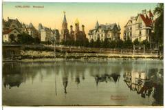 Karlsbad Westend historical street scene 1903