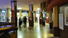 Interior of Fővárosi Nagycirkusz circus building with ornate decorations and seating