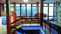 Interior of Fővárosi Nagycirkusz circus building showing elegant architectural details