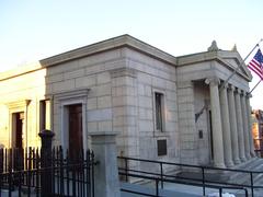 Masonic building at the base of Bunker Hill Monument in Charlestown Massachusetts