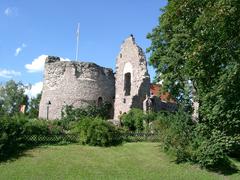 Ruins of Burg Hayn castle in Dreieichenhain, Dreieich