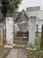 Monument commemorating Nerima Village Tamagawa Josui Branch Waterway at Tenso Shrine, Tokyo