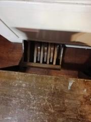 Anonymous pipe organ pedals in Brusicco Sotto il Monte at S.M. Assunta church