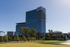 Crown Towers Perth and Crown Metropol Mansions viewed from Burswood Park
