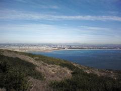 San Diego skyline viewed from Cabrillo National Monument at sunset