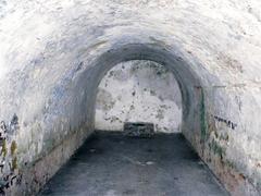 Interior view of an ancient cell in Fortaleza de Santa Cruz da Barra, Niterói, Brazil