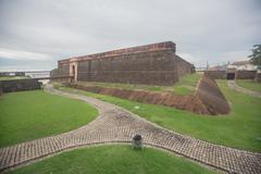 Entrance of Forte do Presépio in Belém, Pará