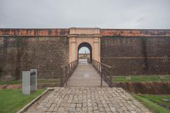Entrance gate of Forte do Presépio in Belém, Pará, Brazil