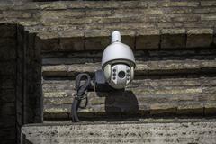 Camera inside the historic Colosseum of Rome