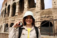 Person holding Geo-Cache canister in fingers