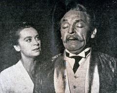 Scene from the play 'The Owner of the Palace' at the Cameri Theater, 1954-1955