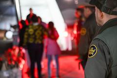 U.S. Customs and Border Protection deportation flight to Colombia departing from Miramar, California on January 27, 2025