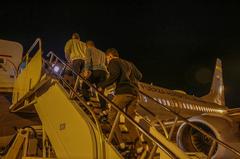 U.S. Customs and Border Protection deportation flight from Miramar California to Colombia on January 27 2025