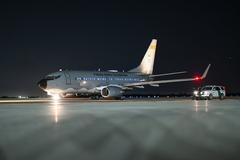 Depotation flight to Colombia from Miramar California by U.S. Customs and Border Protection on January 27 2025