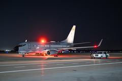 U.S. Customs and Border Protection deportation flight to Colombia from Miramar, California on January 27, 2025
