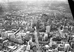 Aerial view of São Paulo city with dense buildings and urban landscape