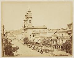 Historic Igreja da Ordem Terceira do Carmo church facade in Rio de Janeiro