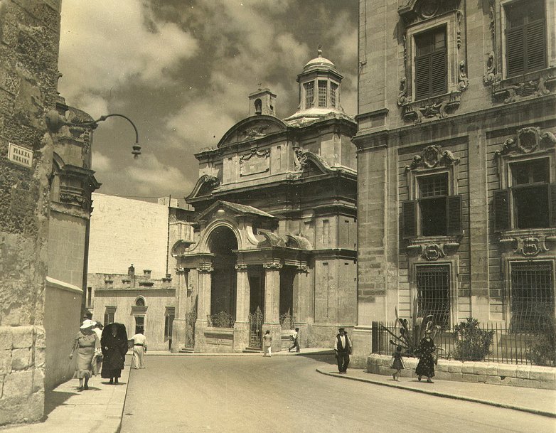 Church of St. Catherine of Alexandria in Valletta 1934