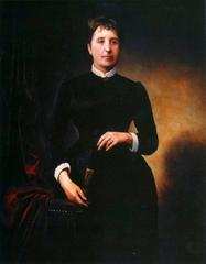 Portrait of Antônia de Aguiar Barros, Marquesa de Itu, painted by Almeida Júnior in 1886